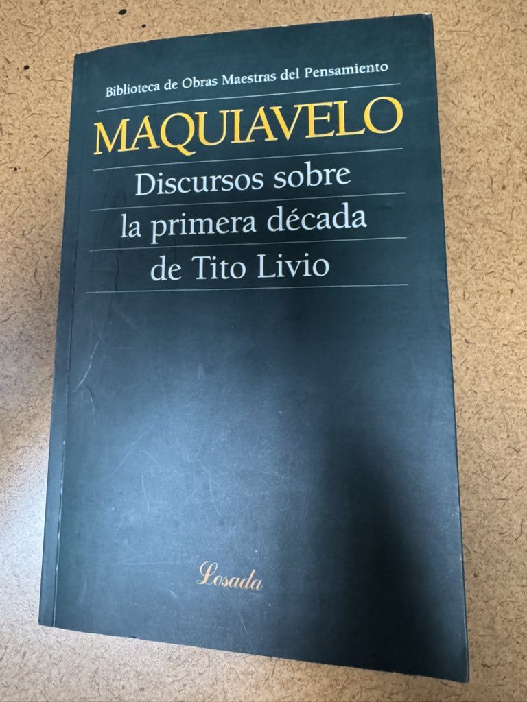 “Si se acostumbra a romper la legalidad para bien, se romperá para mal bajo la apariencia de bien.”

Maquiavelo, Discursos sobre la primera década de Tito Livio.