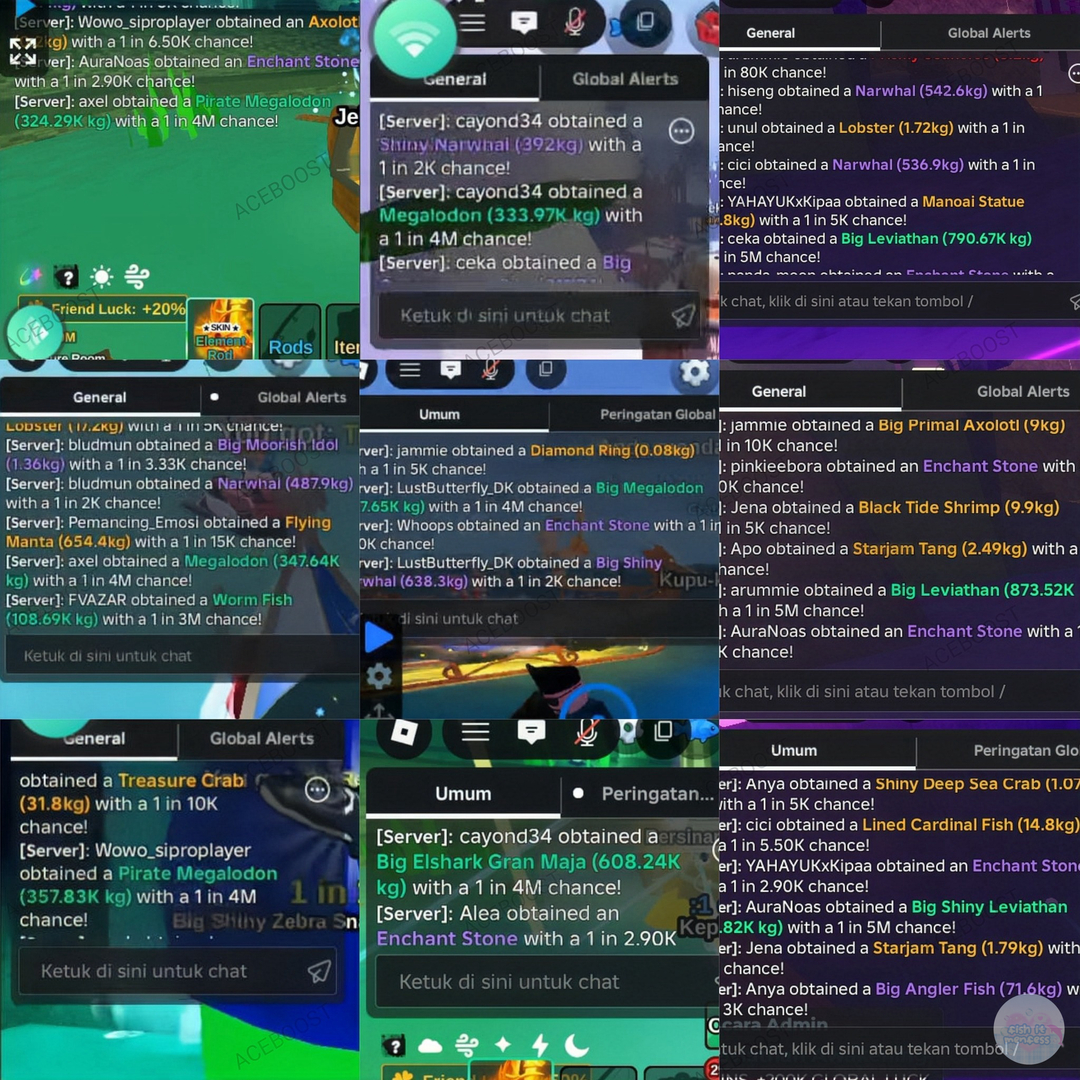 FISH IT FESS ‼️ WTT CANTUMIN UNAME tweet media