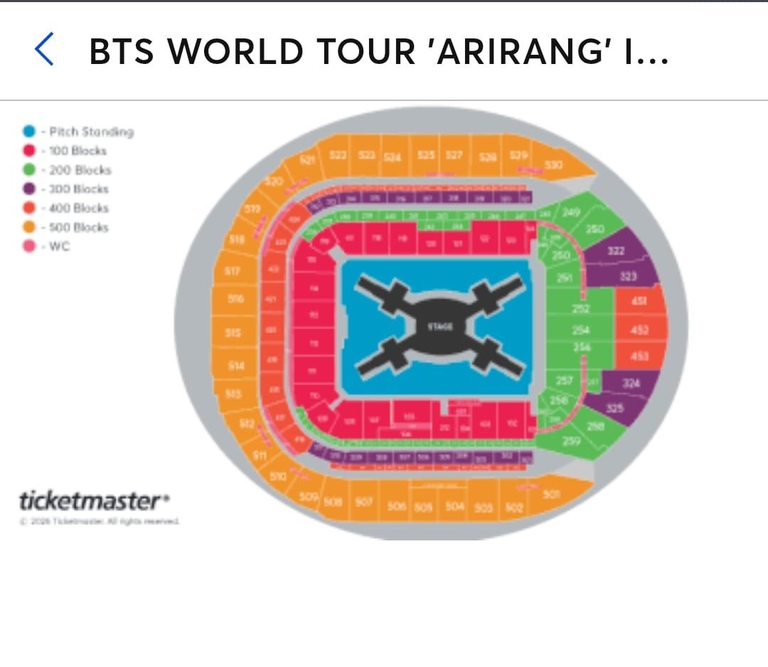 MuSicemia's tweet image. ผังคอนที่ยุโรปออกมา 3 สเตเดียม London, Madrid, Brussels โซนกราวด์เป็นบัตรยืนหมดเลย 😲 แล้วราชมังโซนกราวด์จะยืนเหมือนกัน?