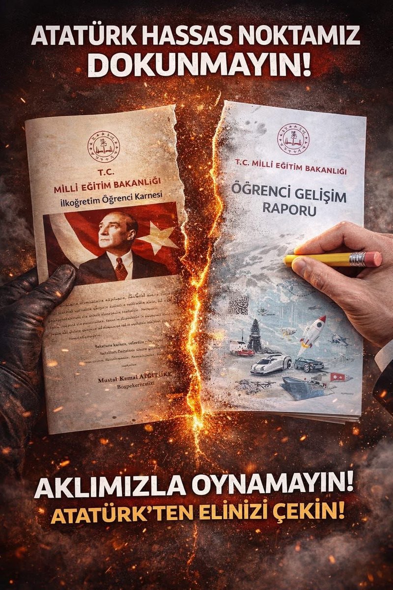 Atatürk’ü silerseniz silinirsiniz. Ben demiyorum tarih diyor. Siz gelin fessiz tarihçi sözü dinleyin