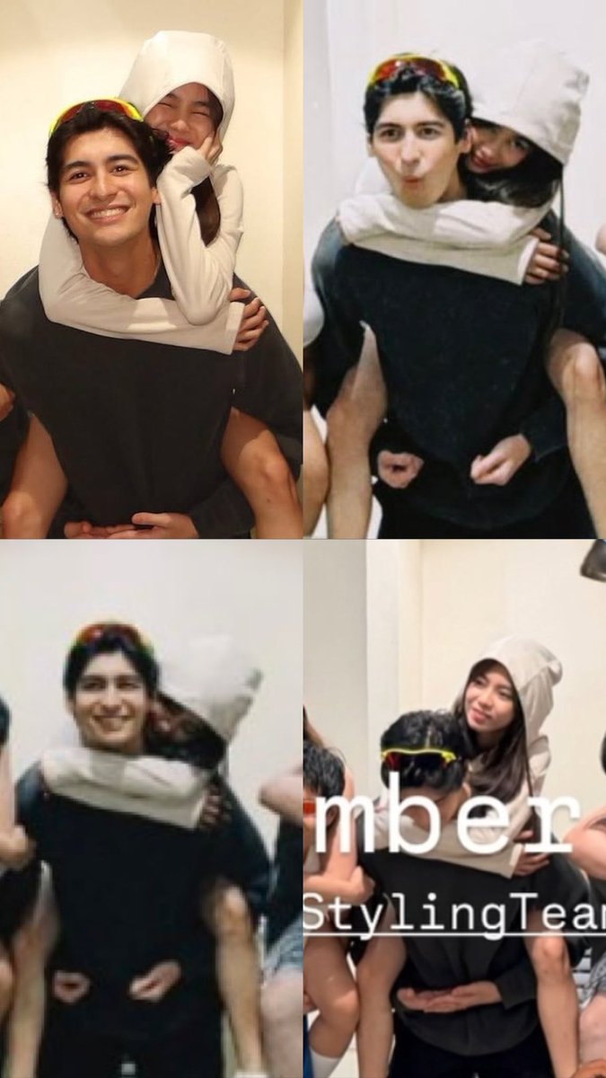 honeybunchAD's tweet image. “Hanggang sa dulo ng mundoooooo” 
                   ☁️Alapaap ☁️

#AshDres 🧡🩵 di naman kayo clingy. Saks lang. 😩😩😩