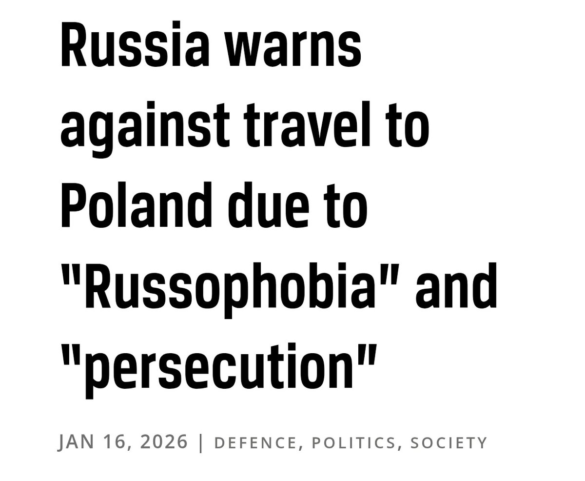 Poland just earned another Medal of Honor for making russia cry.