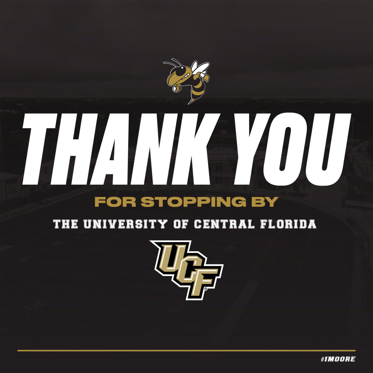 Thank you to <a href="/UCF_Football/">UCF Football</a>, <a href="/CBassett_UCF/">Cooper Bassett</a>, and <a href="/CoachBeckton/">Sean Beckton</a> for stopping by to check out our student-athletes! 

#1Moore