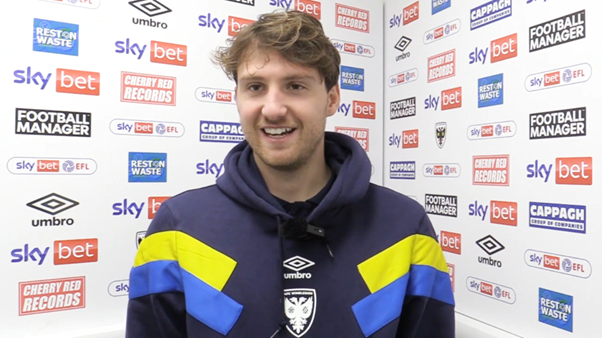 👋 Farewell Nottingham-born Riley Harbottle, who made such a vital contribution to our promotion play-off push last season - especially the night of the semi-final first leg at Notts County, with that header just before the hour. 53 appearances and one very important goal. #AFCW