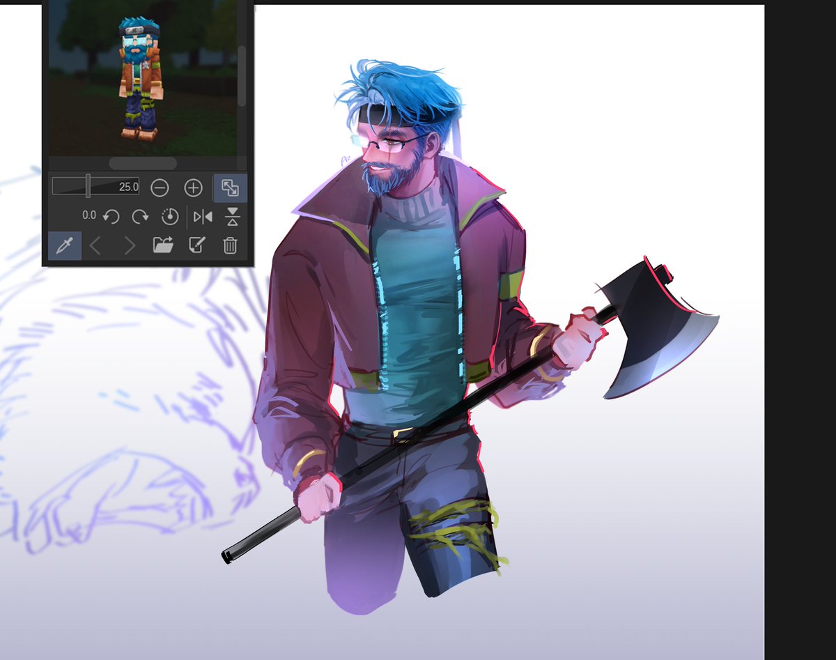 ethoprofen's tweet image. hytale etho 
#ethoslabfanart #ethoslab