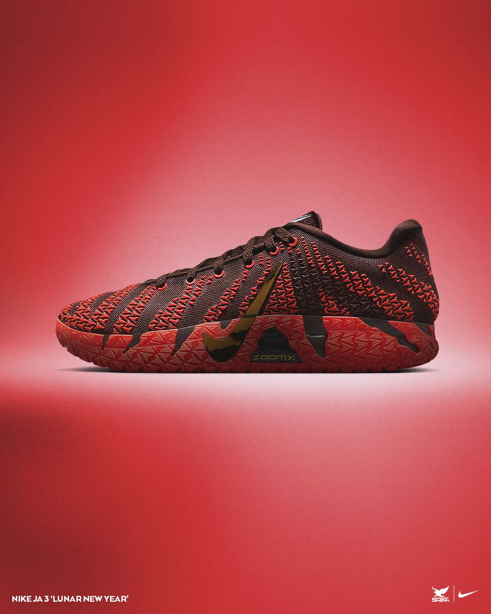 Lunar New Year energy, JA-style. 🧧 The Nike JA 3 “Lunar New Year
