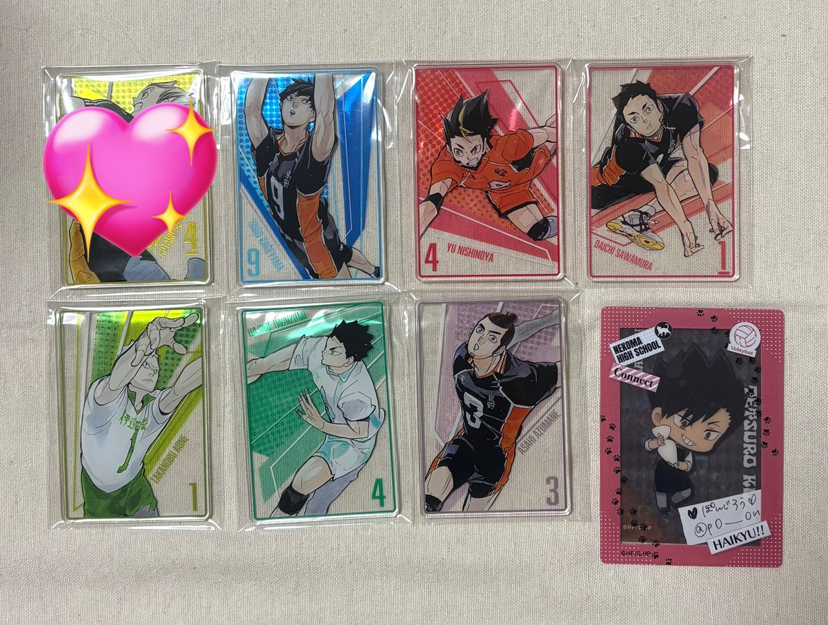 交換】ハイキュー ステータスカード コレクション Ver.2 譲▷影山 澤村