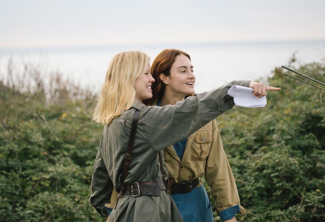 gothfiles's tweet image. mia goth and grace van patten in ‘mayday’