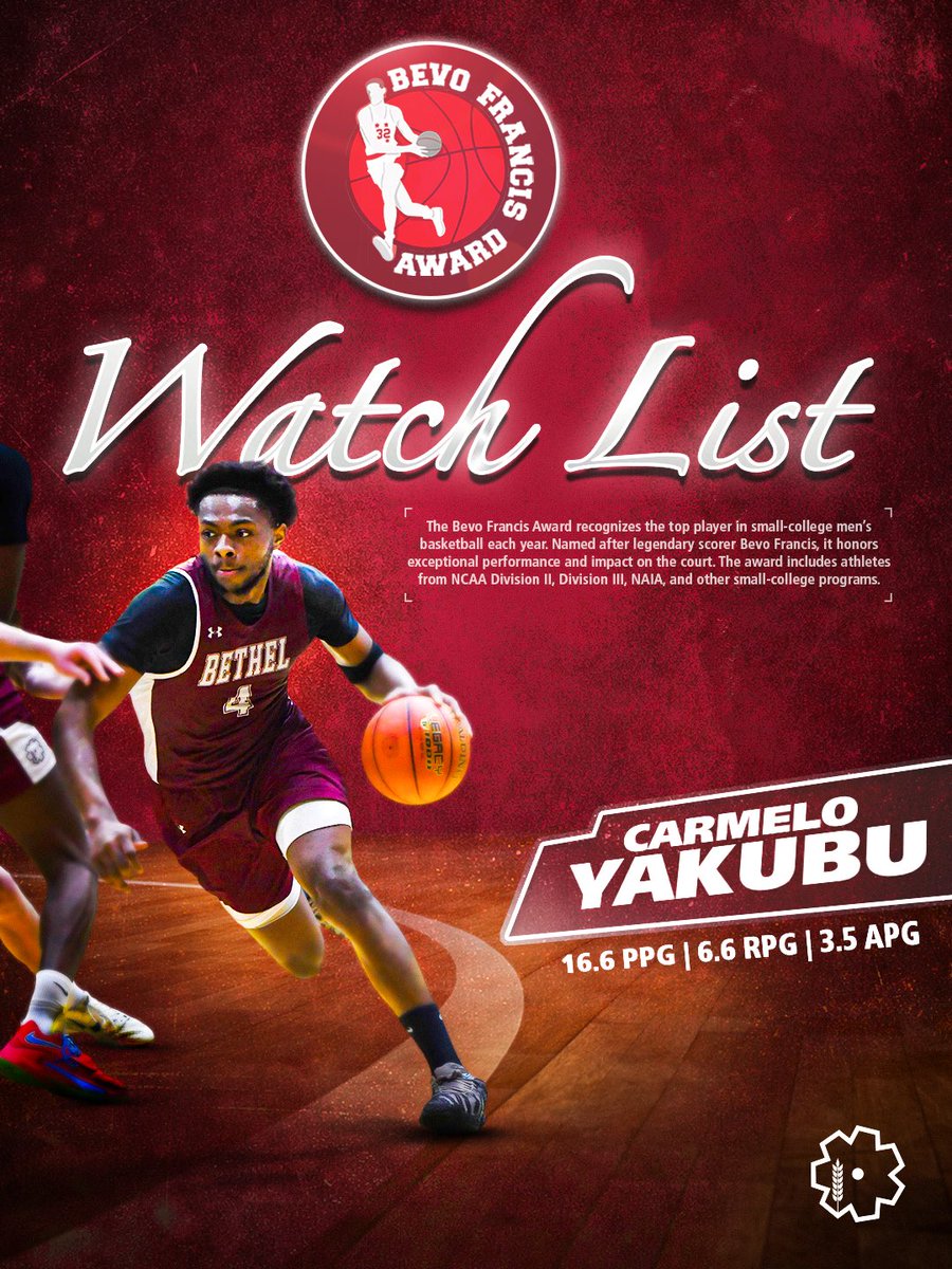 threshersmbb's tweet photo. Congrats to @Carmelo_Yakubu on being named to the Bevo Francis Award Top 100 Watch List, recognizing the nation’s top small-college basketball players 🤘🏼

#ThreshersMBB x #WithItOrOnIt https://t.co/6I0NsglPWQ