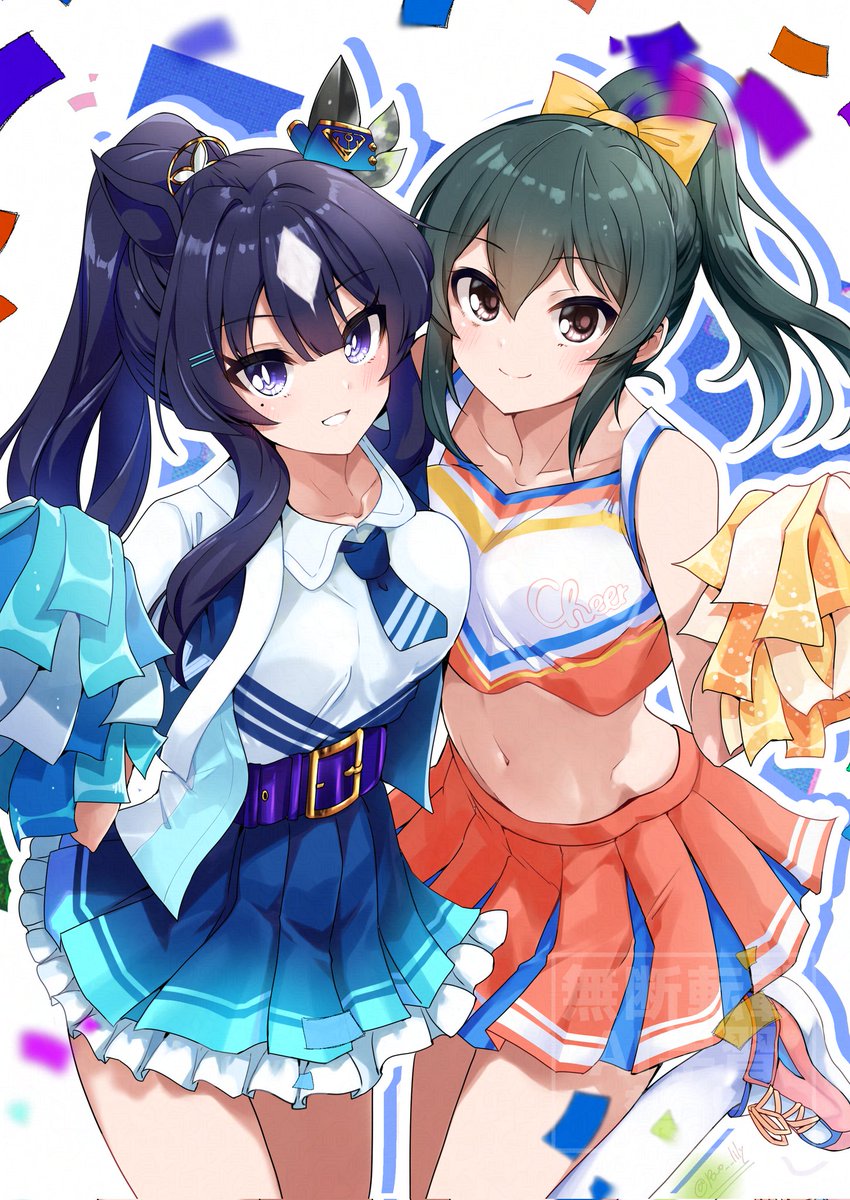 【絵】ヴィルシーナ×大石泉のチア服コラボ描きました～📣📣 