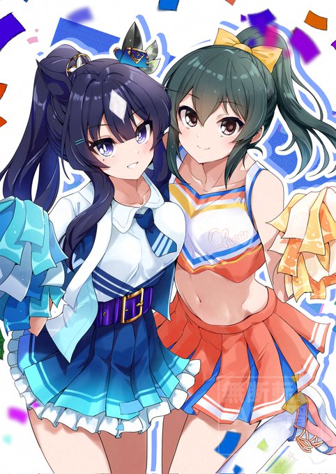 【絵】ヴィルシーナ×大石泉のチア服コラボ描きました～📣📣 