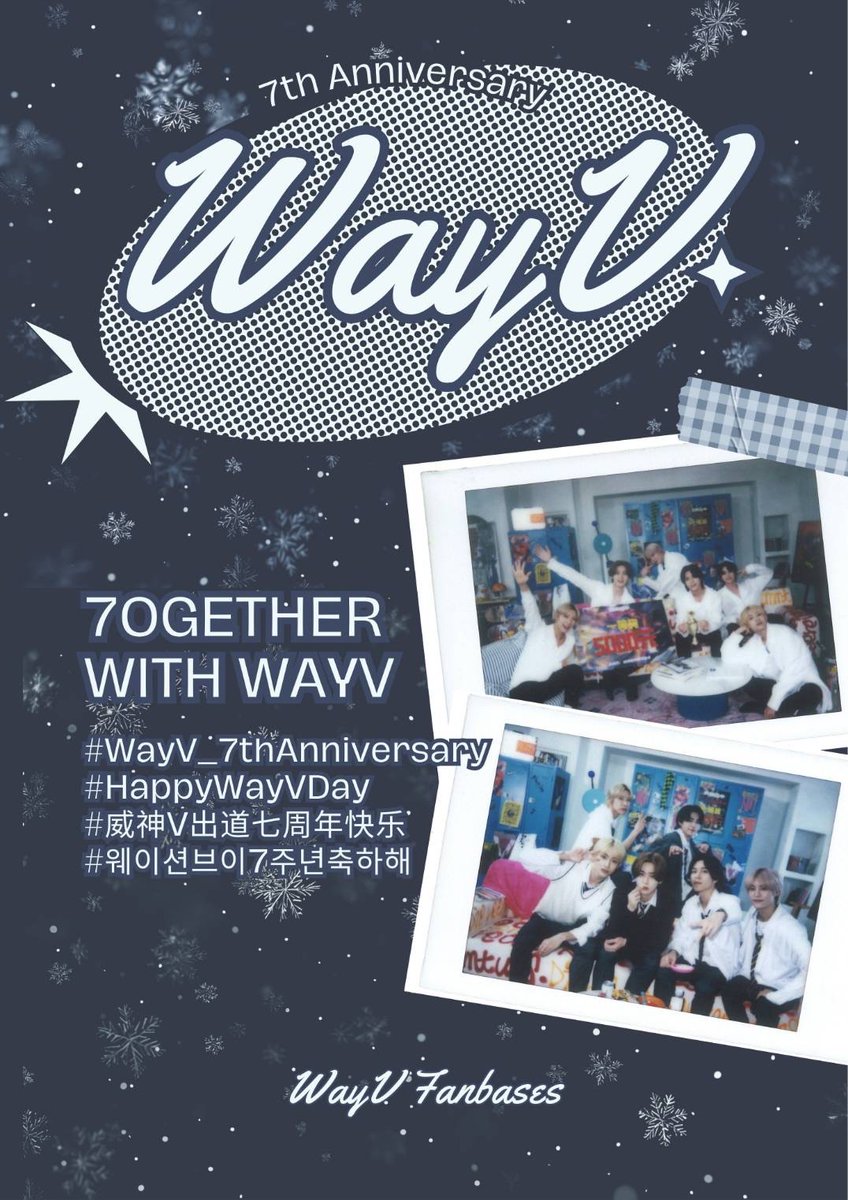 WayV_Sp's tweet image. ❤️ 7 años con WayV ❤️

7 años de esfuerzo, admiración, de compartir buenos y malos momentos, 7 años de amor entre WayV y WayZenNi, por muchos más!!

Mil gracias por todo WayV ❤️

7OGETHER WITH WAYV
#WayV_7thAnniversary
#HappyWayVDay
#威神V出道七周年快乐
#오래보자_웨이션브이_7주년