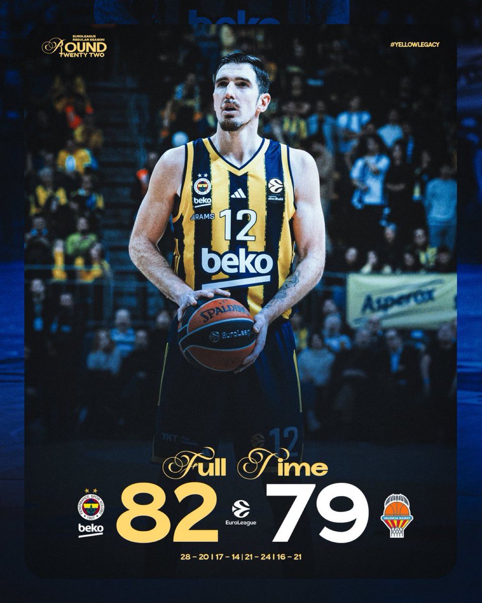 Maç Bizim! 💪

Tebrikler Fenerbahçe Beko! 👏

Maç Sonucu | Fenerbahçe Beko 🆚 Valencia Basket: 82-79