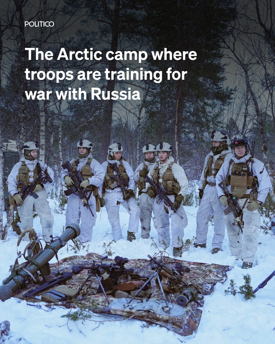 On one side of the Arctic mountains, Britain’s Royal Marines are readying for war with Russia.

On the other, Donald Trump is stoking a very different crisis.

🔗 politi.co/4sQleSL