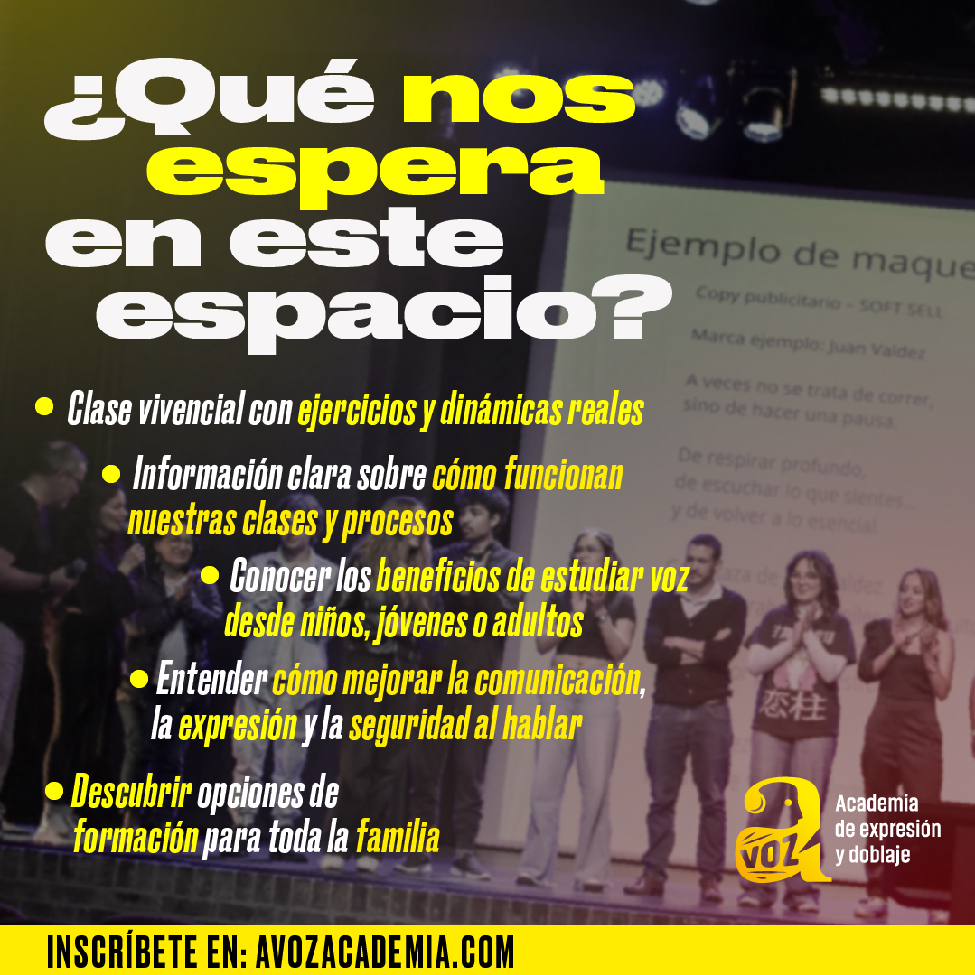 A Voz | Academia de expresión y doblaje tweet media