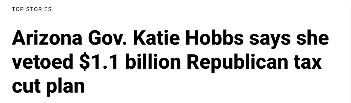 It took less than 4 days for Katie Hobbs to prove what we all knew.

She was lying in her State of the State speech and she doesn’t care about making Arizona affordable again.

Nothing good can happen when you put unqualified people in positions of power. 

AZ deserves better.