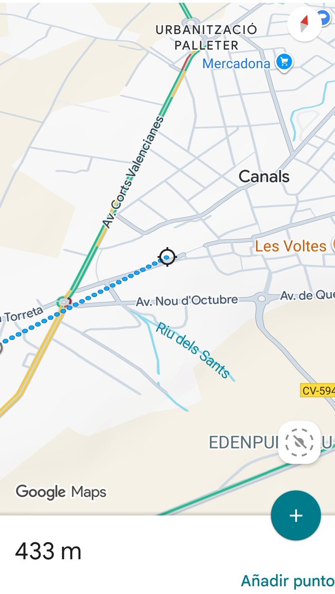 Canalcienciaym's tweet photo. 400 metros aprox. en línea recta separan el Palacio con Oratorio y torreón del Papa Calixto III https://t.co/42poCzVk03