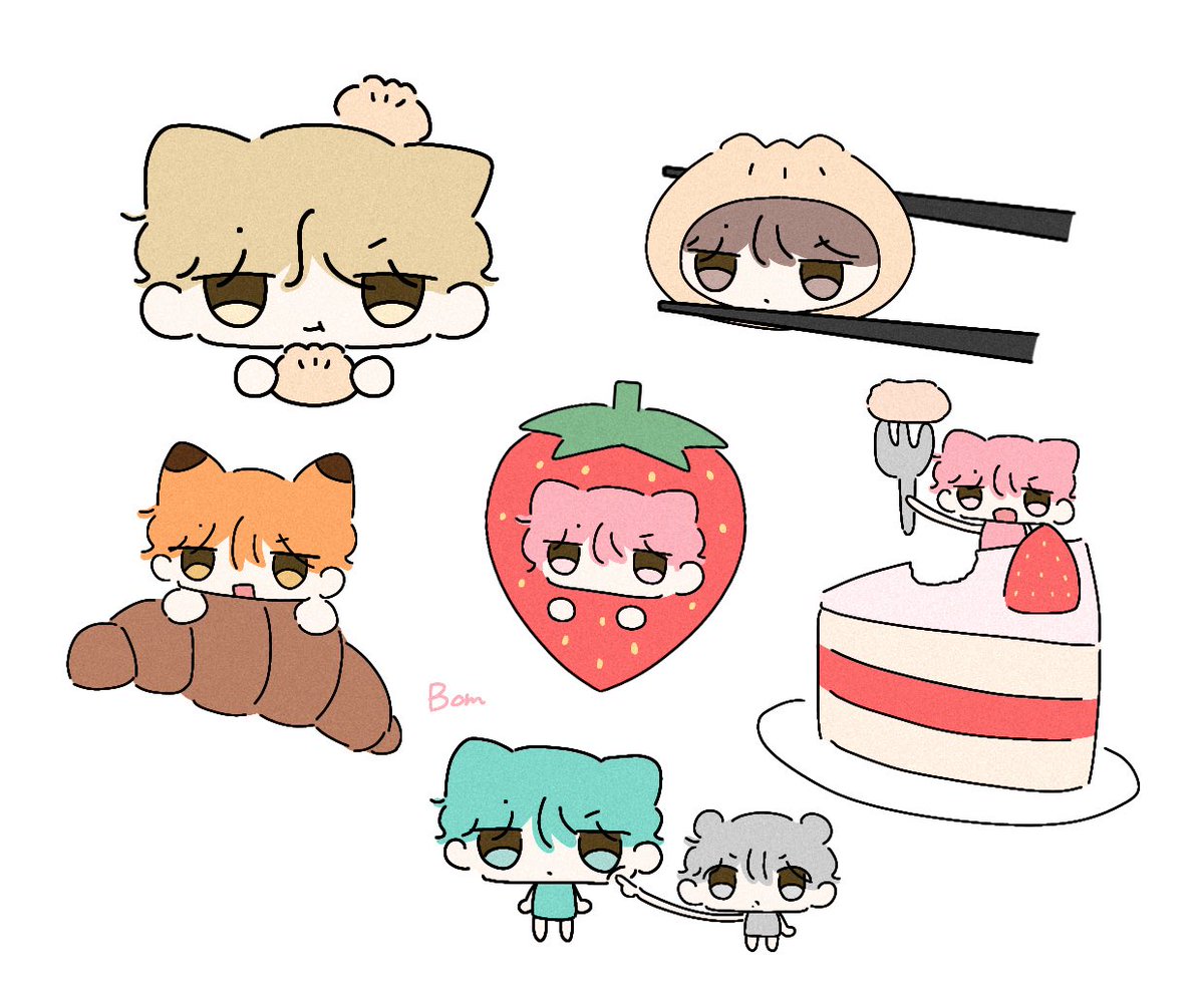 b3to3m's tweet image. 런쥔이 그리기🐱🦊