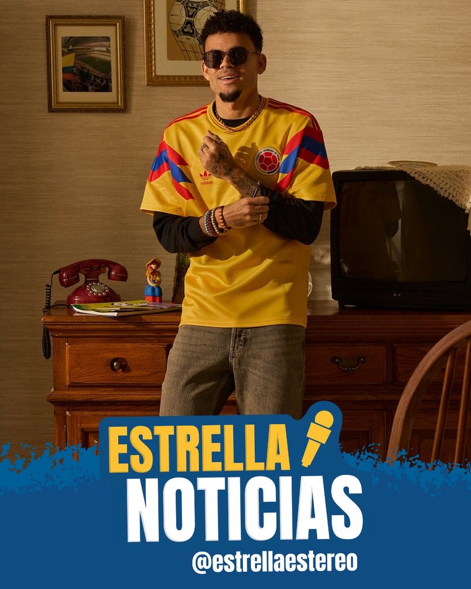 estrellaestereo's tweet photo. #EstrellaNoticias ✅
La Selección Colombia vuelve a conectar  con el relanzamiento de la camiseta utilizada en el Mundial de Italia 1990, una prenda que simboliza el regreso del país a una Copa del Mundo tras casi tres décadas de ausencia. https://t.co/ROpEWJ1Bkk