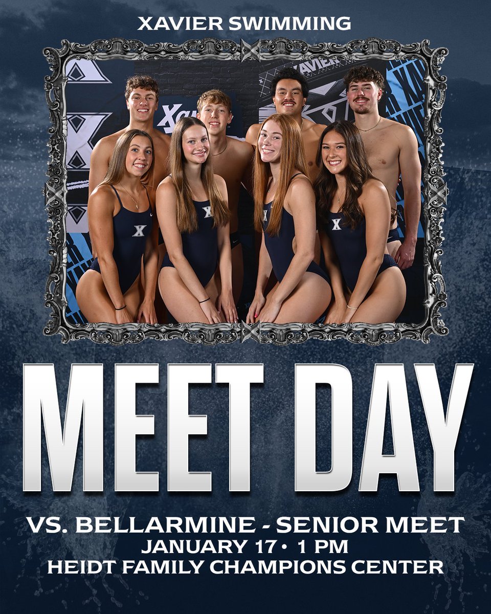 Back in the pool this afternoon! We’ll celebrate our Seniors ahead of today’s meet!