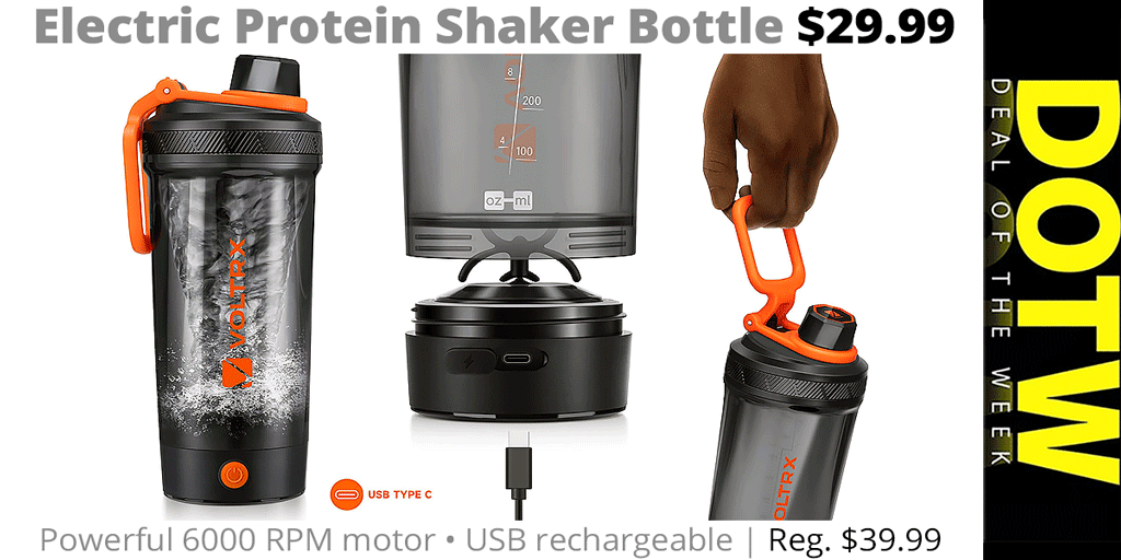 #ConnectingPoint's DEAL OF THE WEEK (1/16/26): Electric Protein Shaker Bottle $29.99 (reg. $39.99). Through 1/22/26 while supplies last. | tinyurl.com/4cmrzfrt
.
#RValley #bargain #DealOfTheWeek #DOTW #fitness #health #MedfordOregon #RogueValley #SouthernOregon