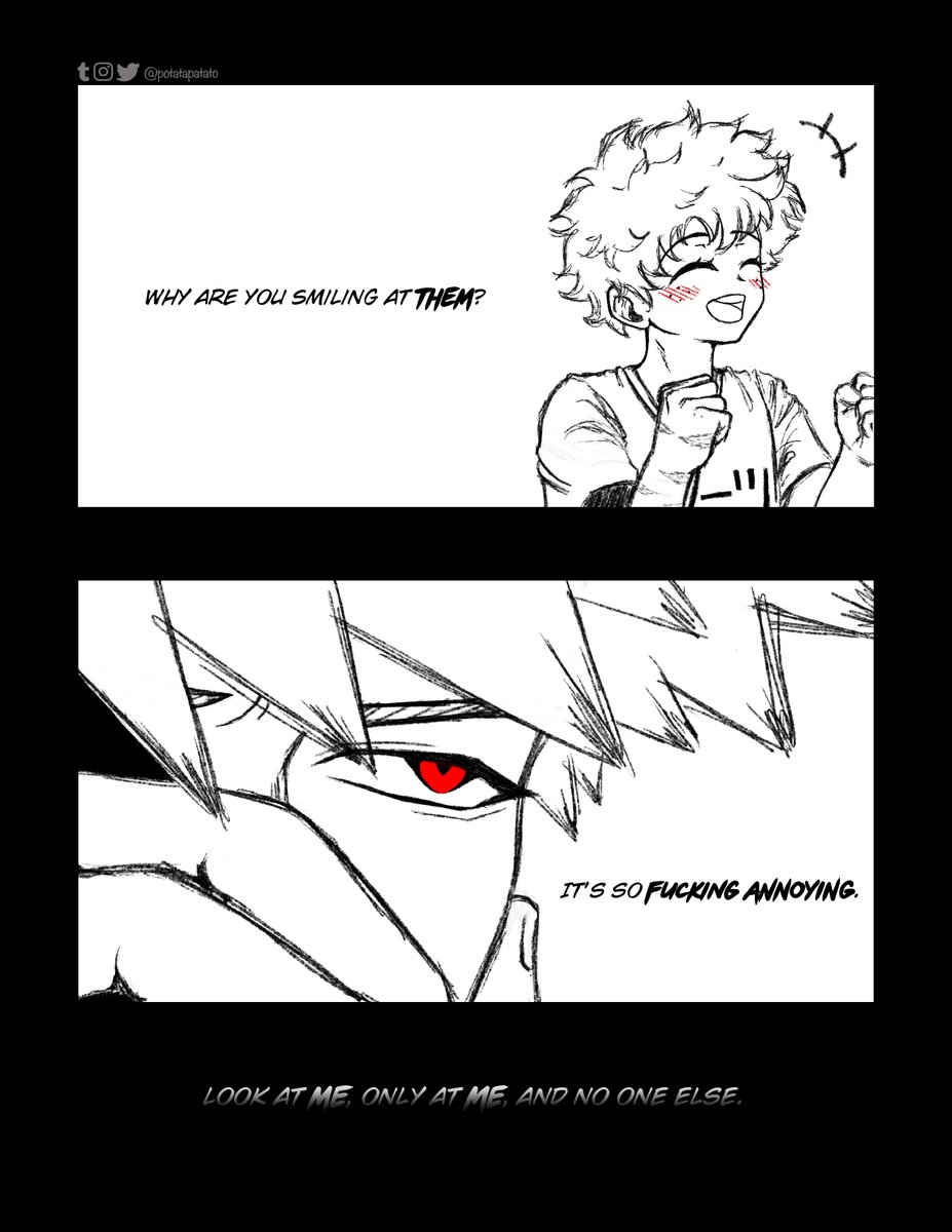 He wants izuku’s attention only for himself. 😌❤️

#bkdk #ktdk #勝デク