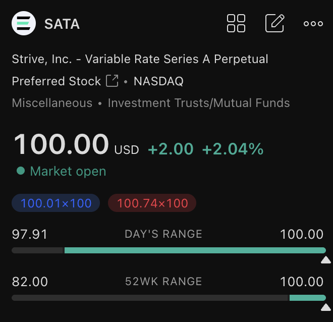 saylor's tweet image. Probably Nothing. $STRC $SATA