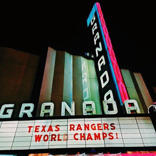 granadatheater's tweet photo. Granada Theater's 80 Years of Memories 1946-2026
The Historic Marquee -  3524 Greenville Ave, Dallas
#granadatheaterdallas #granadatheater80th  #visitdallas #lowergreenville https://t.co/X9ovIeEDGO