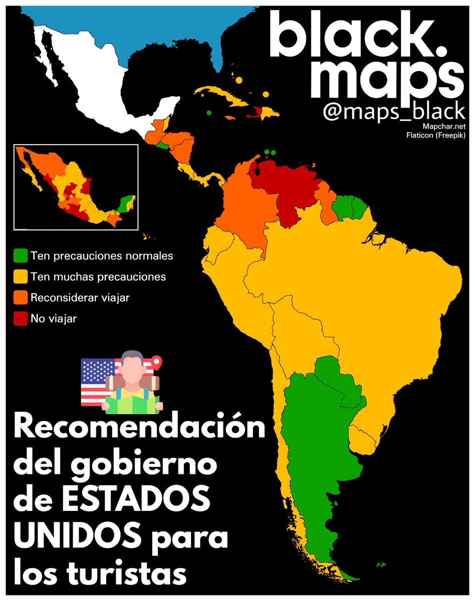 Recomendación del gobierno de EEUU 🇺🇸 para sus turistas