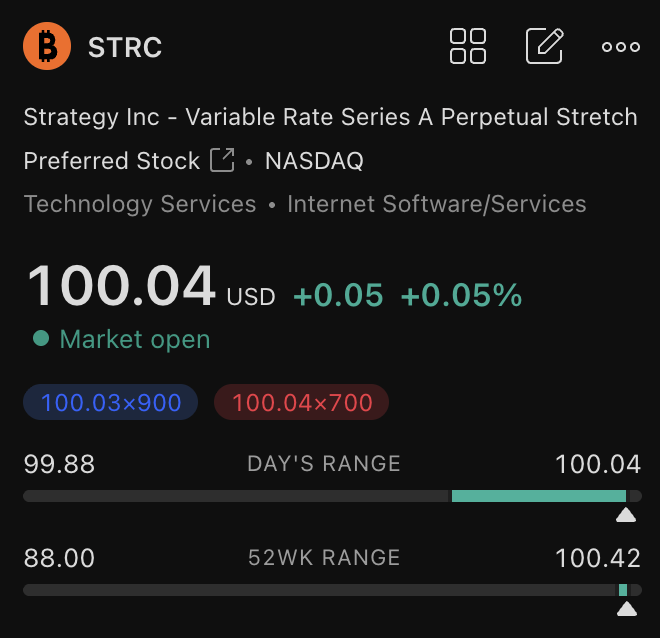 saylor's tweet image. Probably Nothing. $STRC $SATA