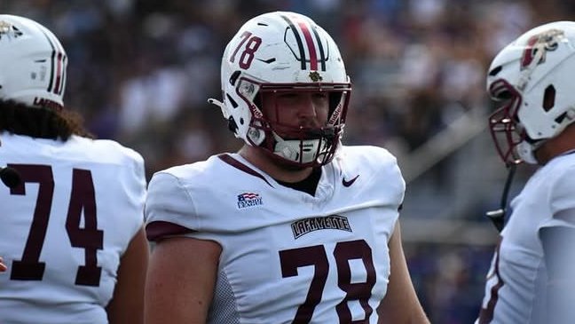 max_olson's tweet image. Colorado has landed a commitment from Lafayette College transfer OL Sean Kinney, his reps @netsportsmgmt tell ESPN.

Two-year starter at center/guard who earned All-Patriot League honors this season.