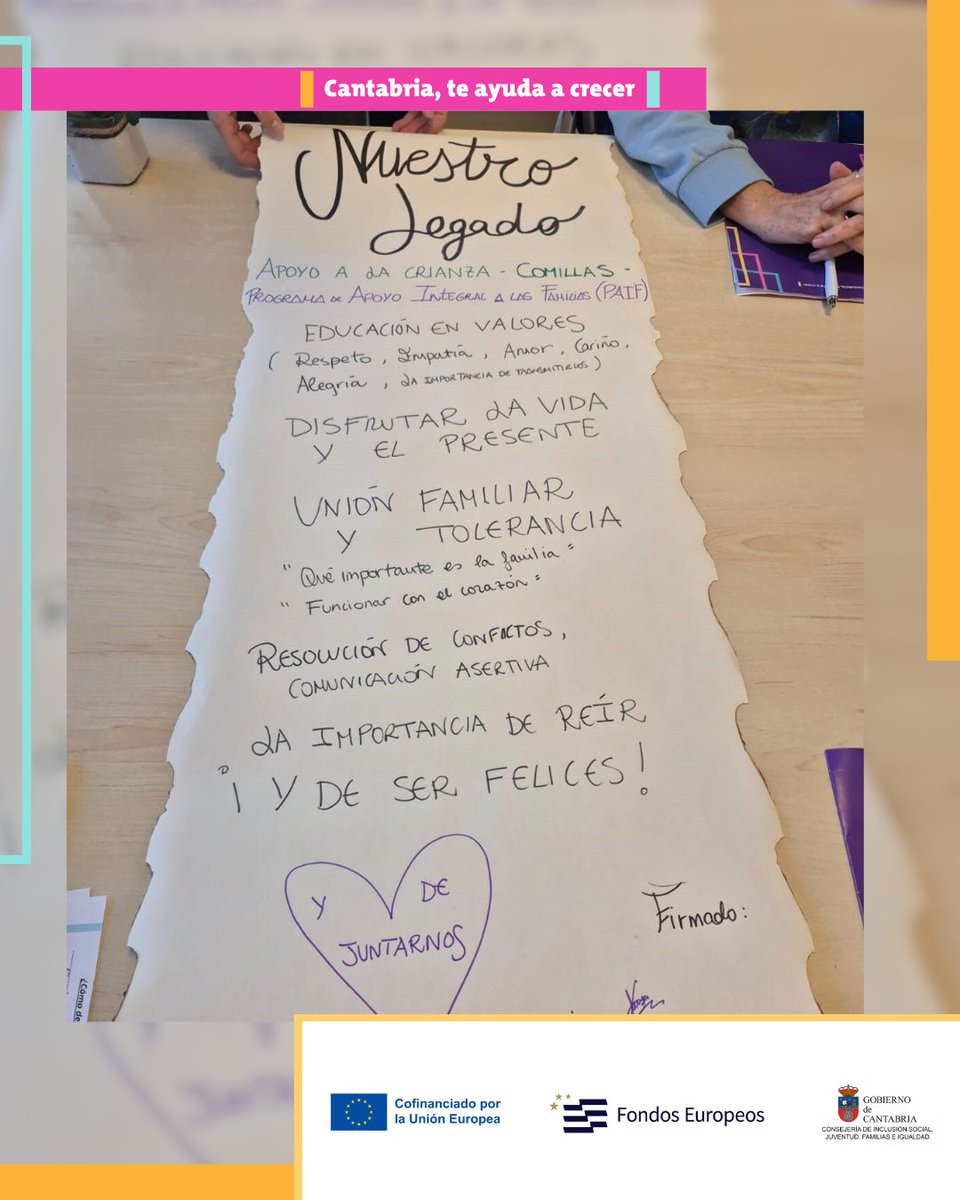 Gracias a las abuelas del Programa Apoyo a la Crianza por todas las vivencias, experiencias y sentimientos compartidos en los grupos durante este trimestre
#CantabriaTeAyudaACrecer #FondosEuropeos