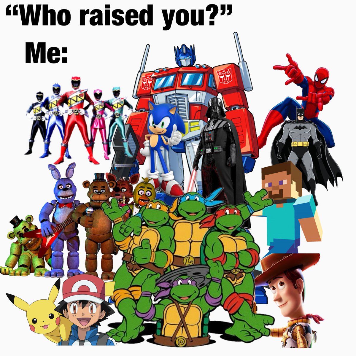 Caltainty's tweet image. We each have 3 parents