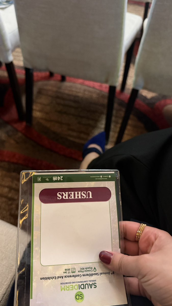 Happy to be part of the organizing team
#SaudiDerm2026