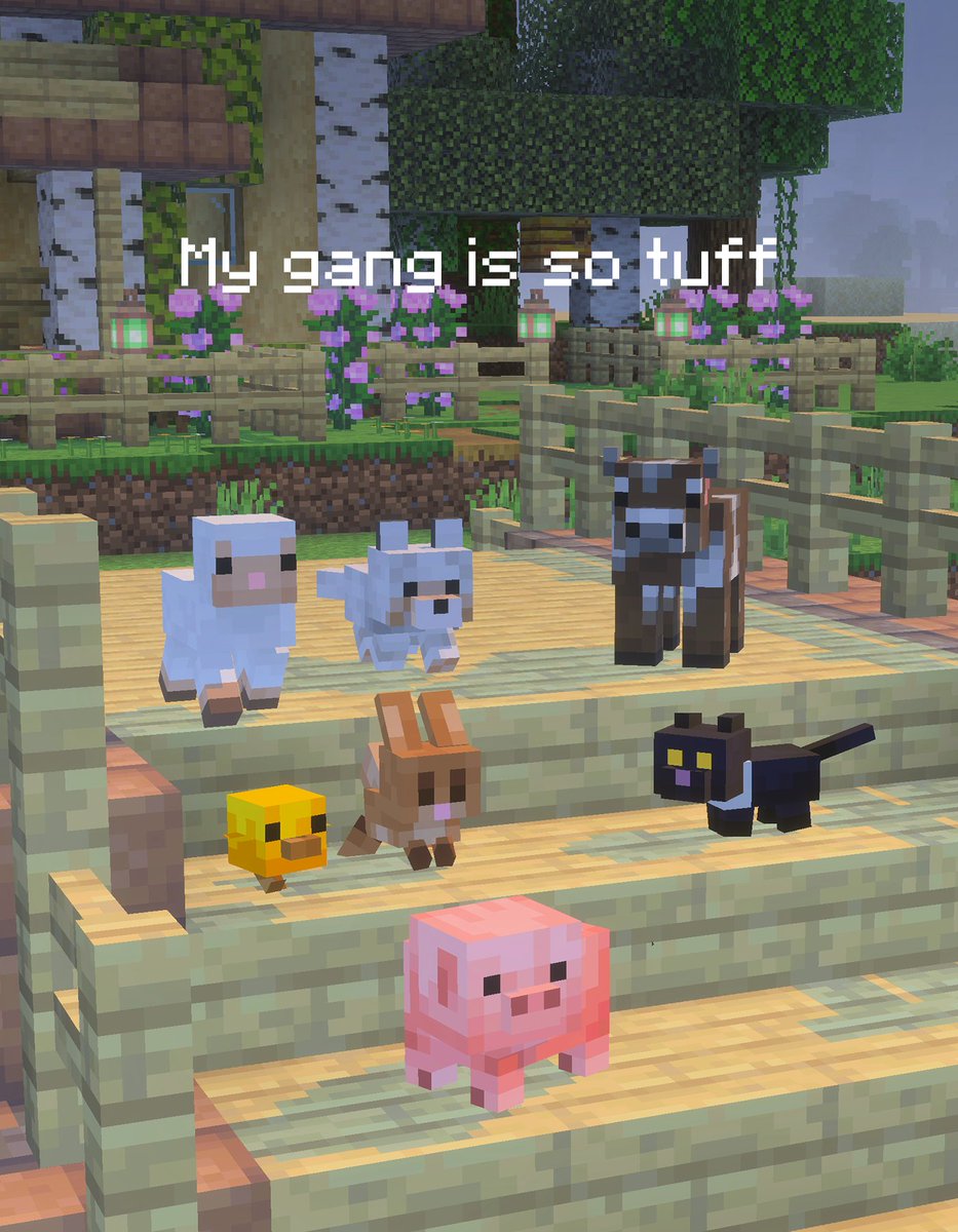 chilling w/ the gang