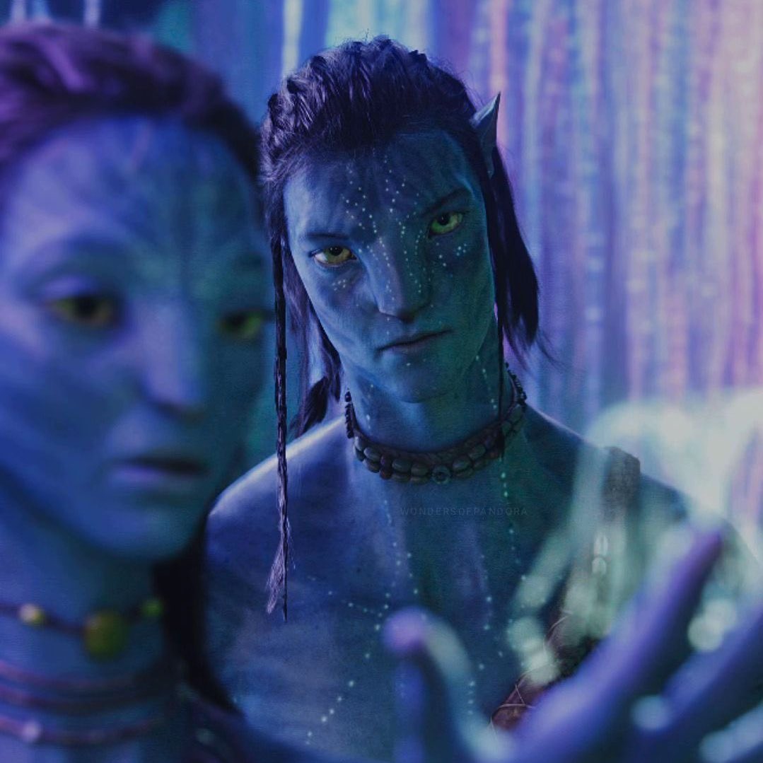 highforjeytiri's tweet image. the fact that he was looking at her like this and neytiri still thought he wanted ninat.... be so serious