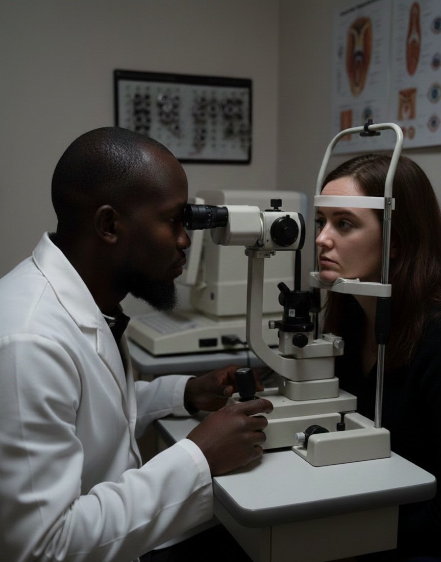 Optomedicare's tweet image. Visual health assessment by a competent practitioner is the best way to guide an interventional approach to eye health complications. 

We guarantee this always as a pillar that supports effective services. 

#eyecheckup 
#UgandaElections 
#UgandaDecides 
#kenyaat62