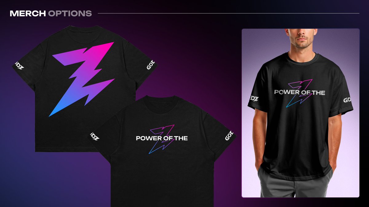 We are not a collection.
We are a current that cannot be stopped.
 
One for All - SIDE BY SIDE
All for One - IN THE OTHERSIDE
Lightning in everyone - POWER OF THE GODZ 

This drop is not about clothes.
It's about making sure that every time someone sees a Z on you,
they