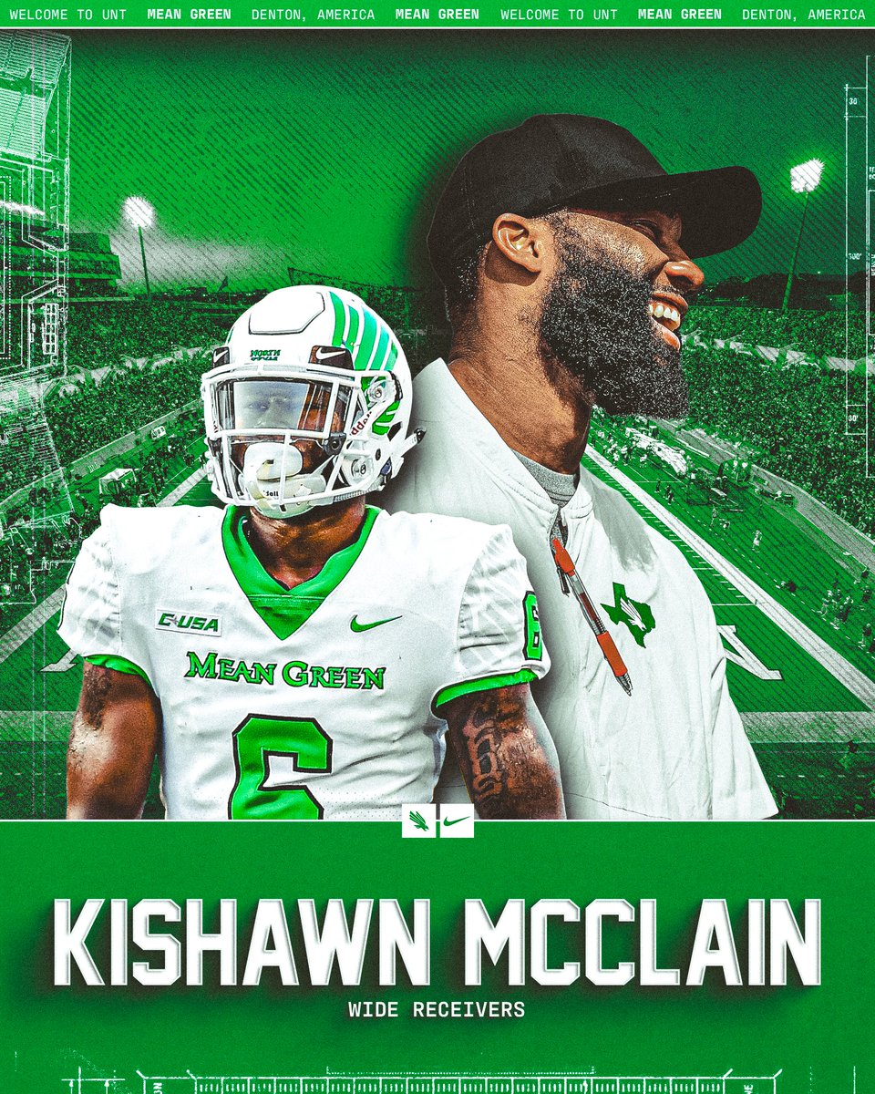 Welcome back to Denton <a href="/MikeBloesch/">Mike Bloesch</a> and <a href="/CoachMcClain_/">Coach Mac</a> !

#GMG🦅