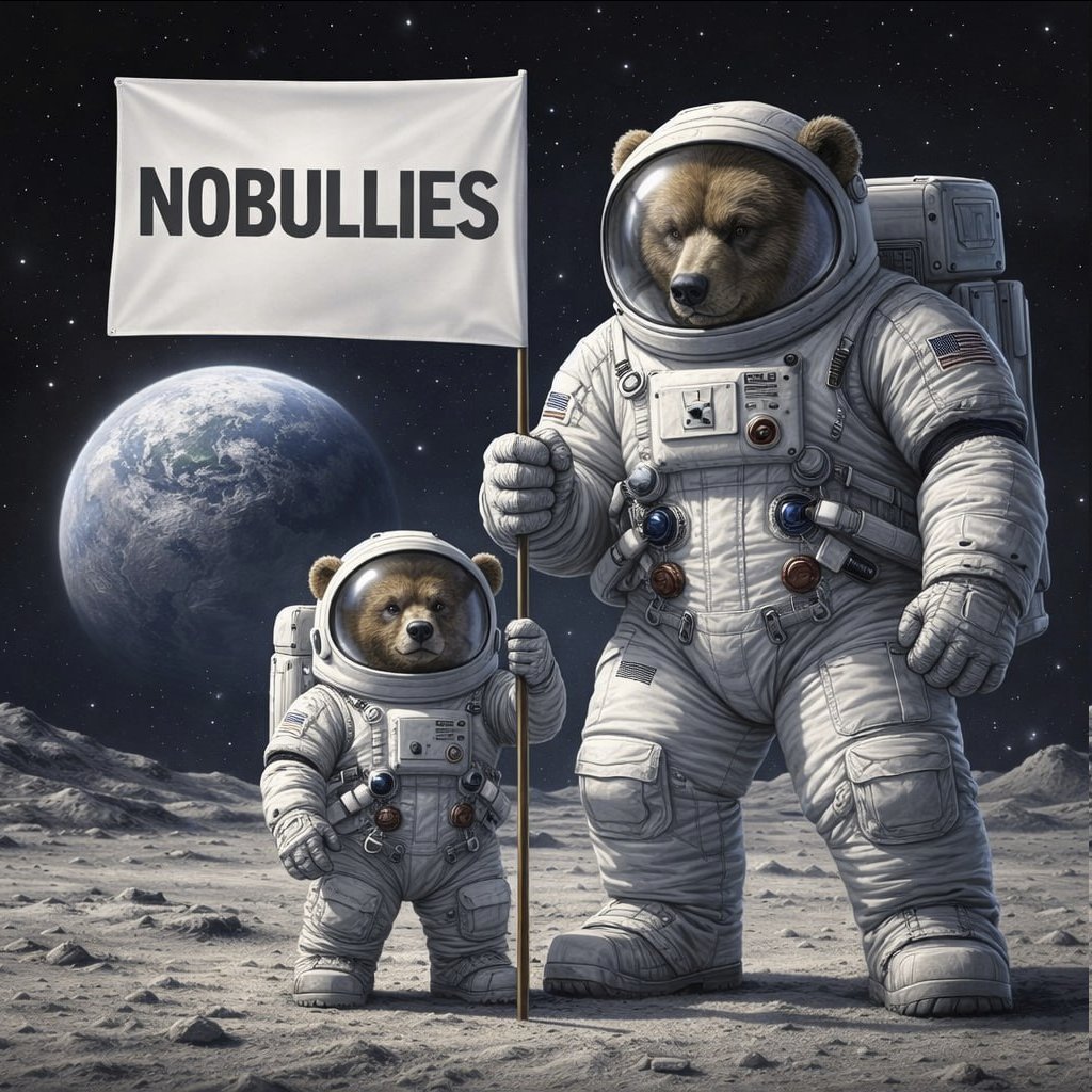 We are so going to moon! 
Are you with us or watching fly by!

#NoBullies $nobullies $SOL #crypto