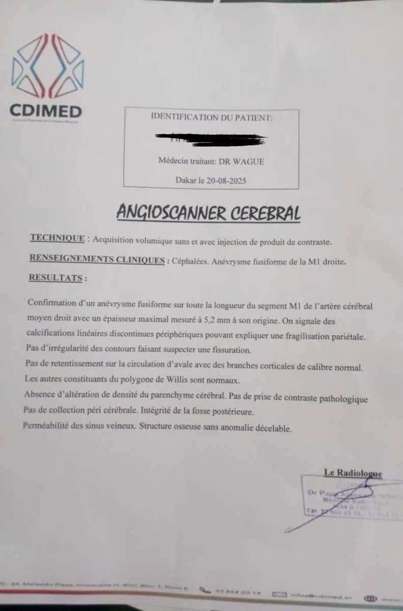 ElhadjiKandji1's tweet image. 🤲 Appel à la solidarité
Une sœur traverse une épreuve grave et doit subir une intervention neurochirurgicale urgente.
100 FCFA minimum, selon les moyens de chacun.

Maximum de partage s’il vous plaît les gars 🤲❤️

Le lien : apps.koparexpress.com/apps/collectes…