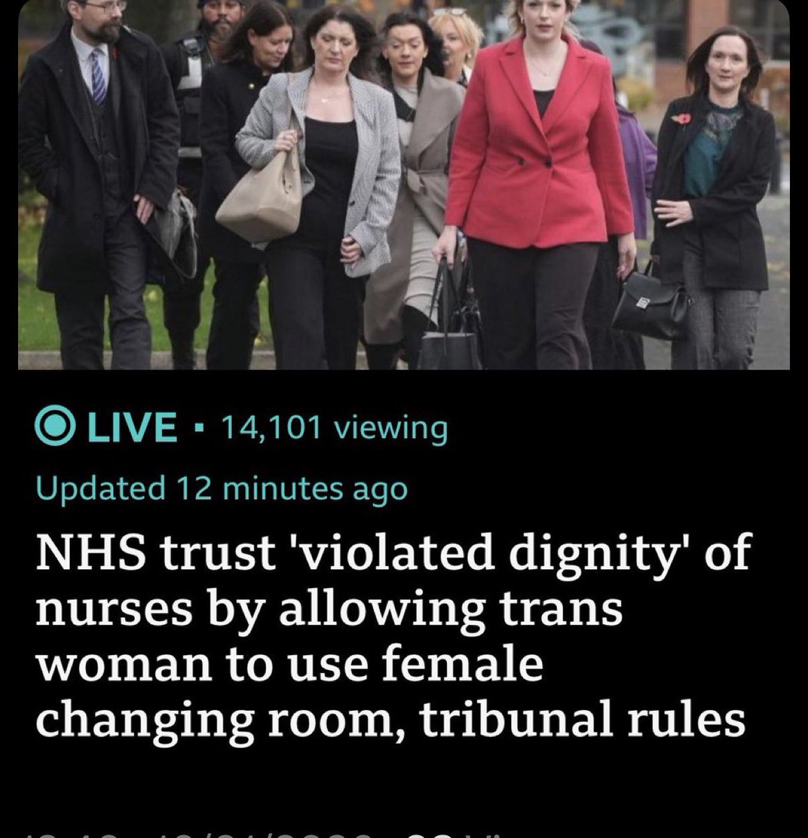 IndiaWilloughby's tweet image. To be clear, this is a trans woman who was doing her job at NHS Darlington @CDDFRS - as she’s always done - who has been found ‘guilty’ of “violating the dignity” of gang of bullies by existing. They claimed Rose looked at them in a funny way. That was their case. And they won.…