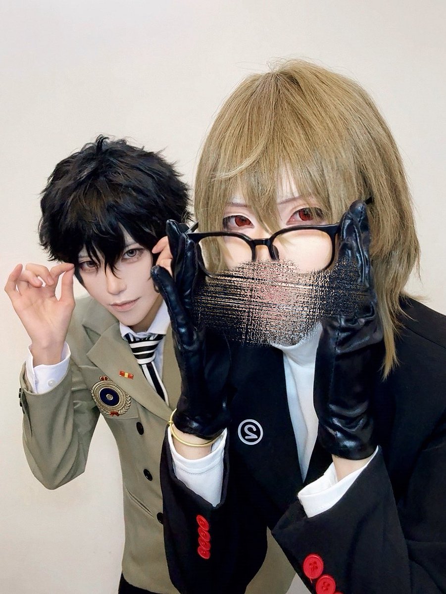 inmyspirit7's tweet image. I don’t think this pair of glasses match u,Akechi.
#明主 #akeshu #cosplay