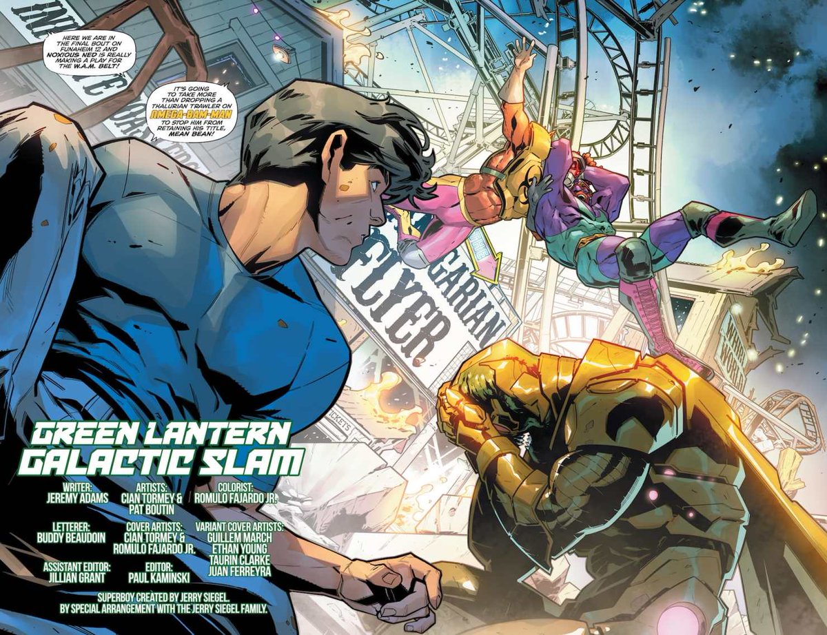 dcuworld's tweet image. DC K.O.: Green Lantern Galactic Slam #1 PREVIEW!

What has Kyle Rayner been upto during the events of DC K.O.?