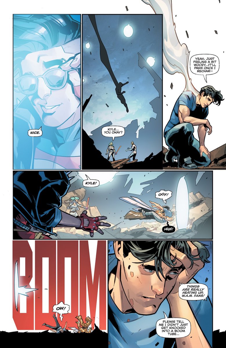 dcuworld's tweet image. DC K.O.: Green Lantern Galactic Slam #1 PREVIEW!

What has Kyle Rayner been upto during the events of DC K.O.?