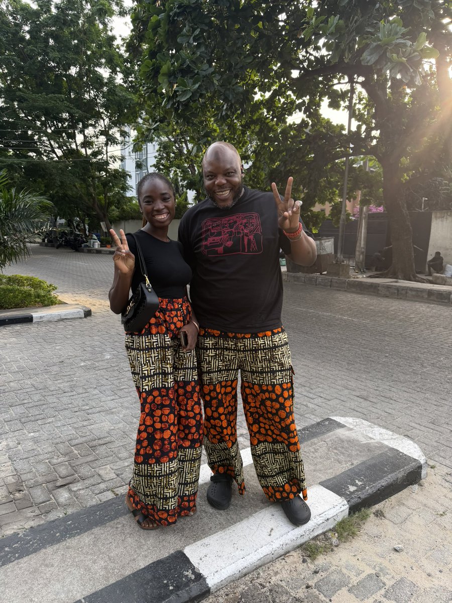 Was driving home &amp; I saw this lady wearing exact pants, had to park &amp; take a pic .