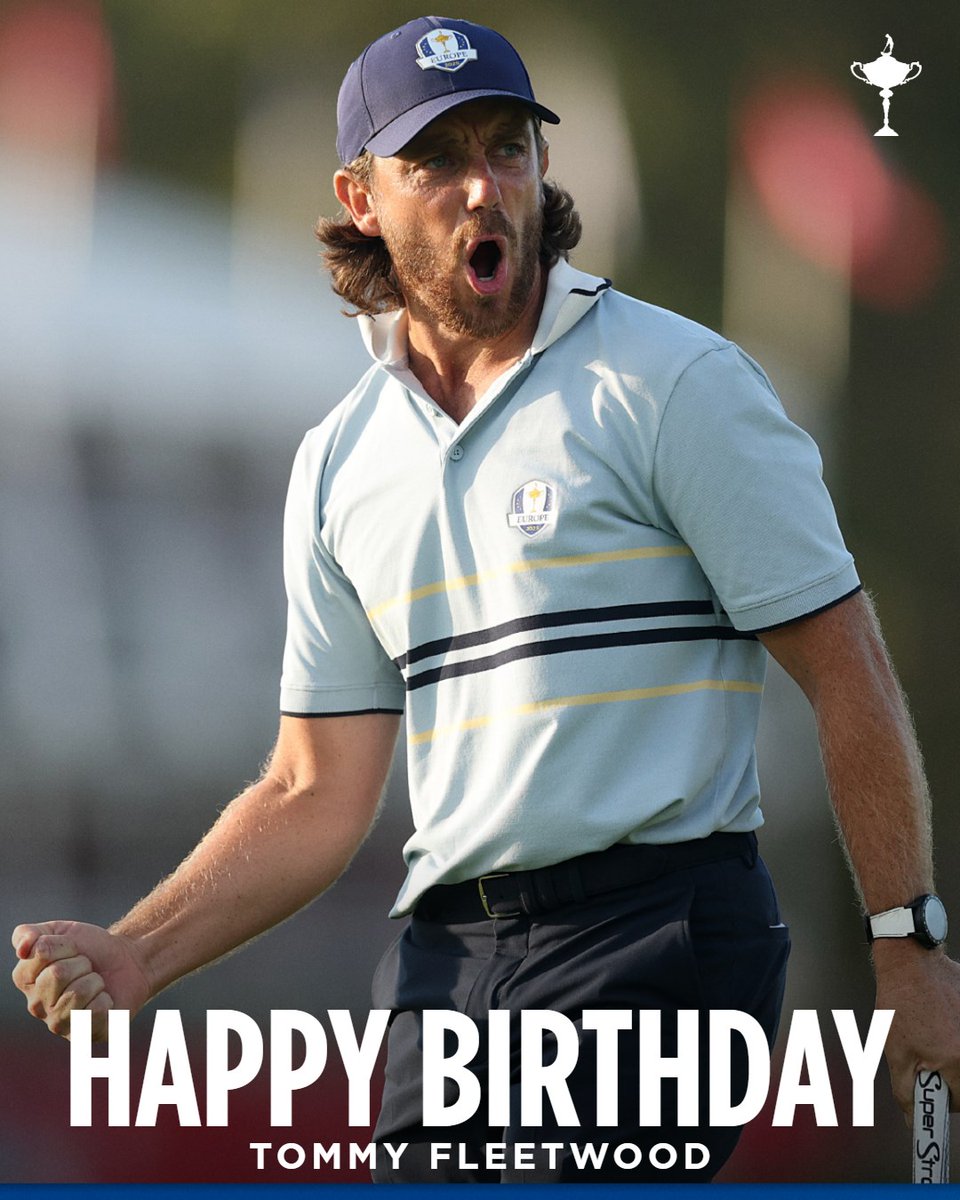The one and only.
Happy Birthday, Tommy Fleetwood 💙💛