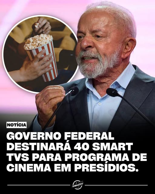 Governo federal anunciou a compra de 40 Smart TVs para implementar um programa de cinema destinado à reintegração de detentos em penitenciárias federais de segurança máxima. Investimento total será de R$ 85,4 mil, e os equipamentos serão distribuídos entre penitenciárias federal.