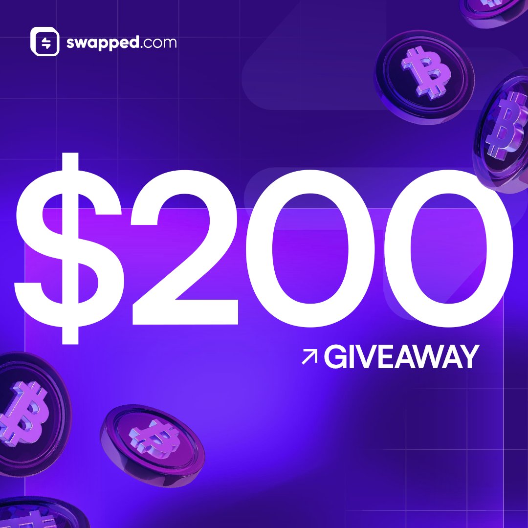 💰 $200 GIVEAWAY 💰

✅ Follow me &amp; <a href="/swappedcom/">Swapped.com</a>
✅ Retweet
✅ RT Quoted Post (show proof)

⏰ Giveaway ends in 7 days!