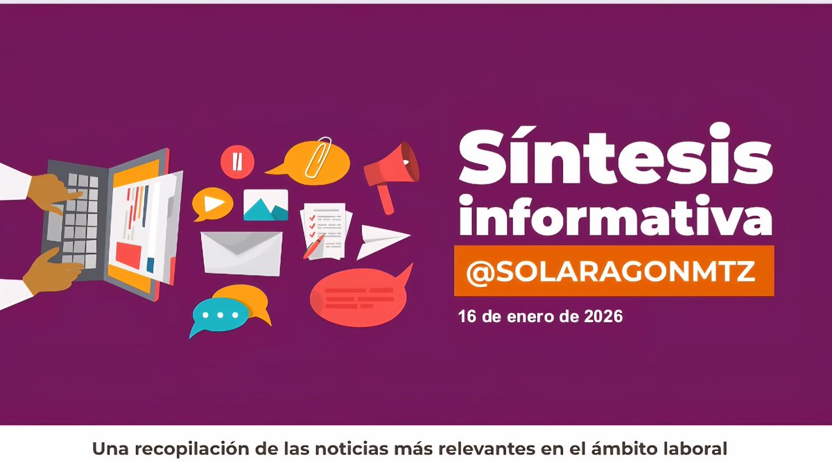 SolAragonMtz's tweet photo. ¡Buen día! 

Les dejo las notas sobre empleo más relevantes. 

Los detalles en el 🧵: https://t.co/KVRy7RTye7